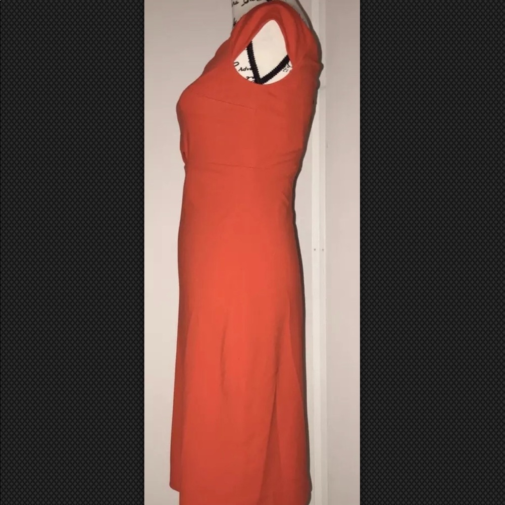 Nicole Miller Orange OffShoulder Cutout Dress Sz 8 - Picture 2 of 4
